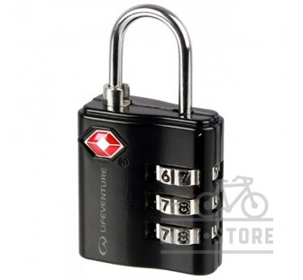 Замок Lifeventure TSA Combi Lock black